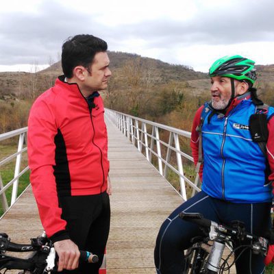 Iñaki López con el montañero Juanito Oirzabal en 'Iñaki & Cía'