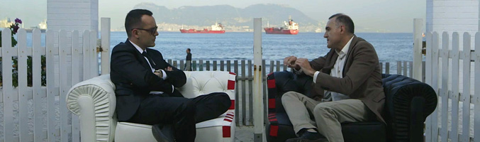 Risto Mejide y el guardia civil Alberto Moya