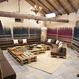 Salón de la casa de 'Ex, ¿qué harías por tus hijos?'