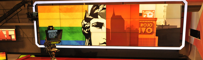 Decorado multicolor de 'Al rojo vivo'