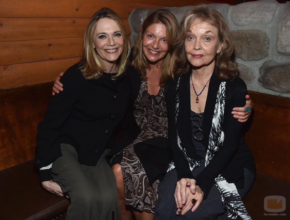 Peggy Lipton, Sheryl Lee y Grace Zabriskie en la presentación de "Twin peaks: The Entire Mystery"