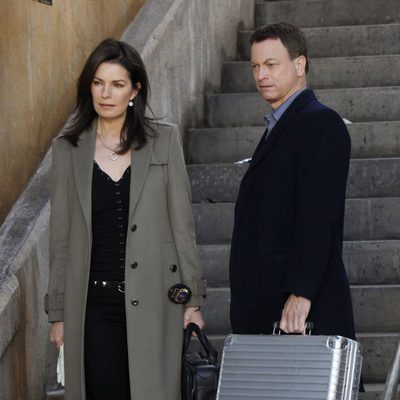 Gary Sinise y Sela Ward en 'C.S.I. Nueva York'