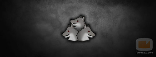 Trío de lobos Huargo en emoticono