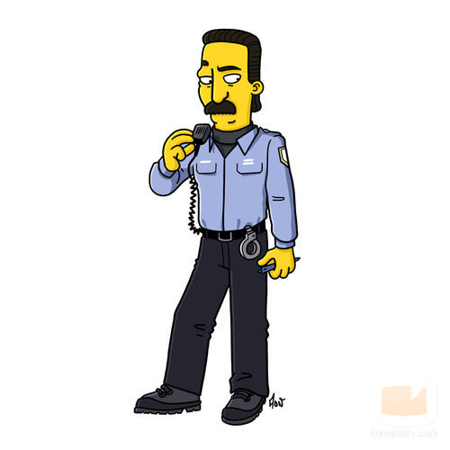George "Pornstache" Mendez de 'Orange is the New Black' se trasnforma en un Simpson