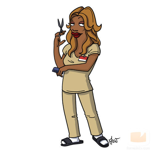 Sophia Burset de 'Orange is the New Black' se convierte en un Simpson