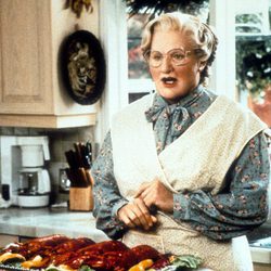 Robin Williams como la Señora Doubtfire