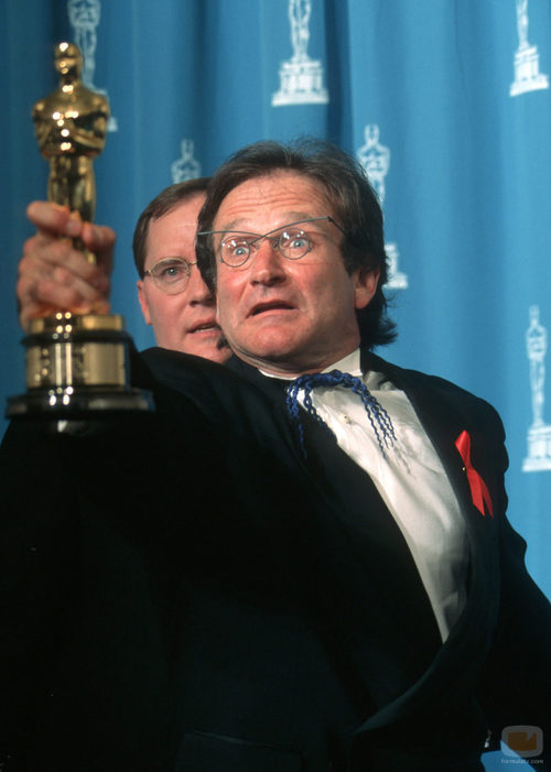 Robin Williams con un Premio Oscar