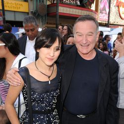 Robin Williams con su hija Zelda Williams