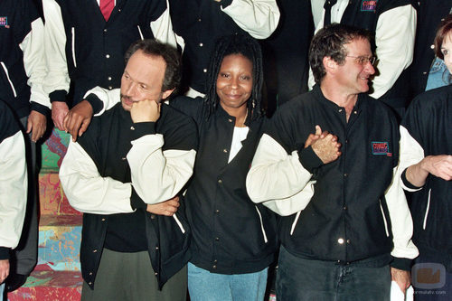 Billy Crystal, Whoopi Goldberg y Robin Williams