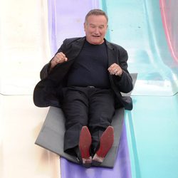 Robin Williams en la prémiere de "Happy Feet 2"