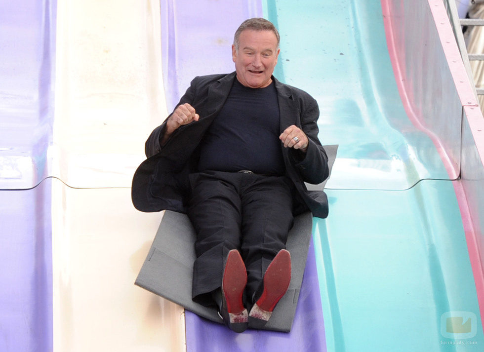 Robin Williams en la prémiere de "Happy Feet 2"