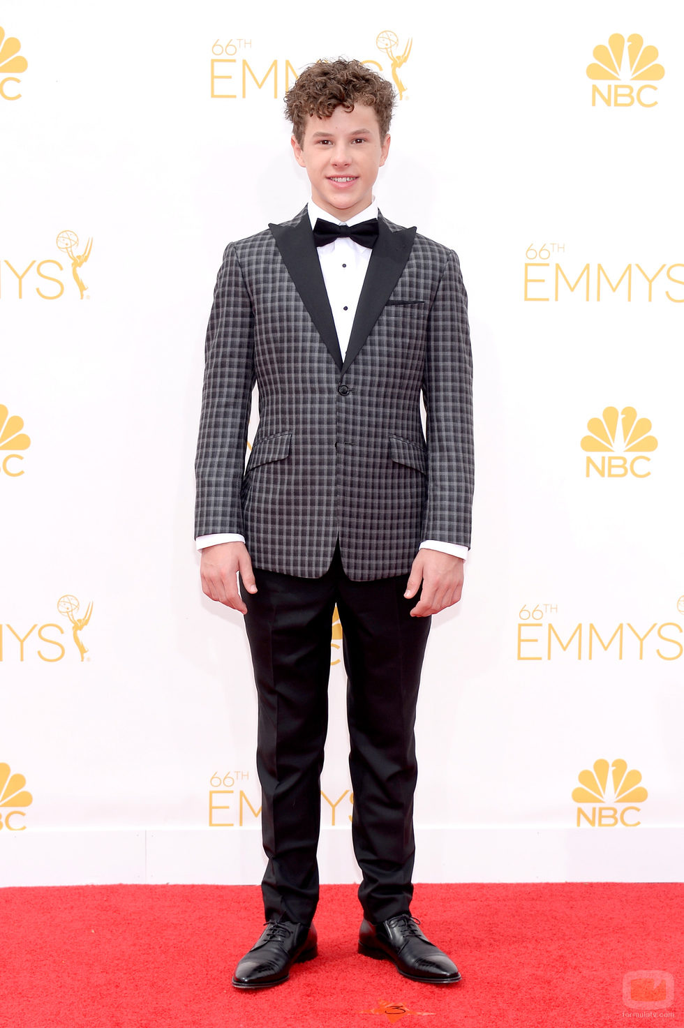 Nolan Gould en la alfombra roja de los Emmy 2014