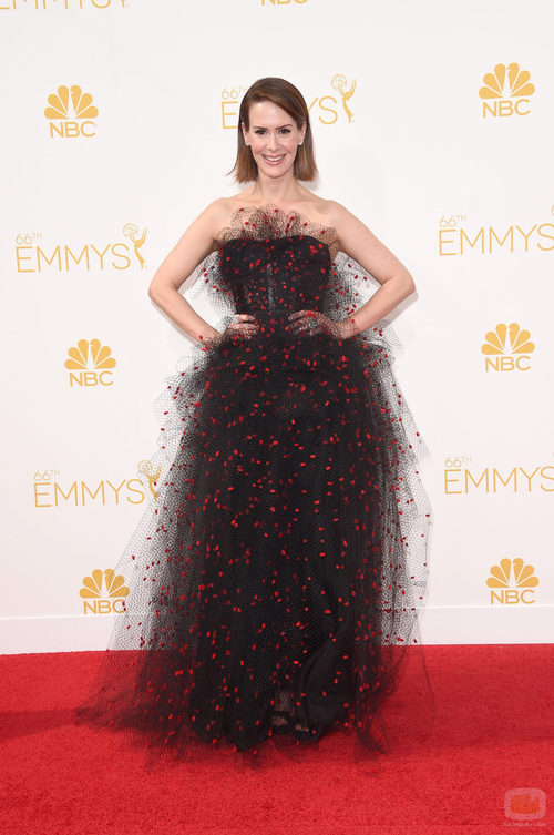 Sarah Paulson en los Emmy 2014
