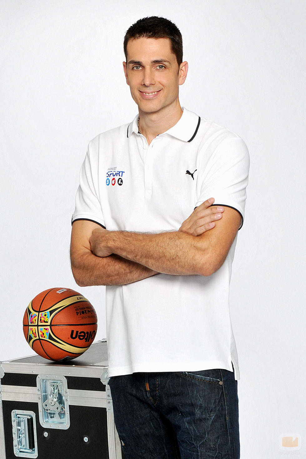 Rodrigo de la Fuente, comentarista del Mundial de Baloncesto 2014