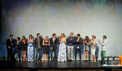 Presentación de la segunda temporada de 'Vive cantando' en el FesTVal 2014