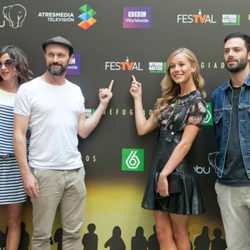 Los actores de 'Refugiados' en el FesTVal 2014