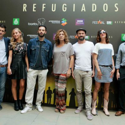 Reparto de 'Refugiados' en el FesTVal 2014