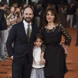 Will Keen con su familia en el FesTVal 2014