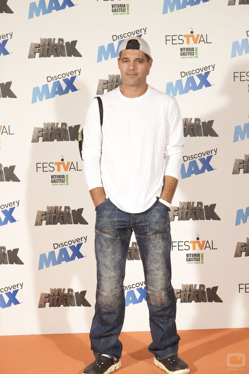 Frank Cuesta posa durante la presentación de la nueva temporada de 'Wild Frank'