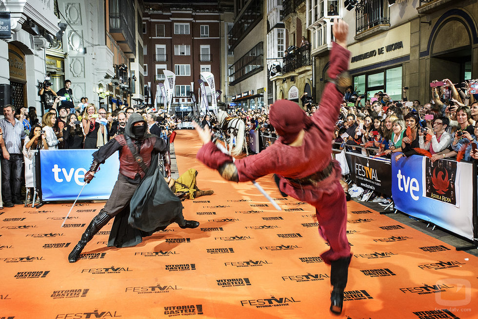 Representación de 'Águila Roja' en el FesTVal 2014