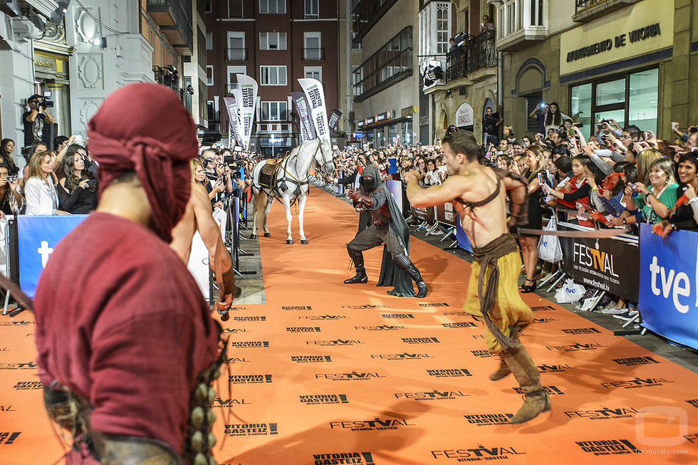 'Águila Roja' y un caballo en el FesTVal 2014