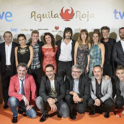 Preesteno de 'Águila Roja' en el FesTVal 2014 con el equipo