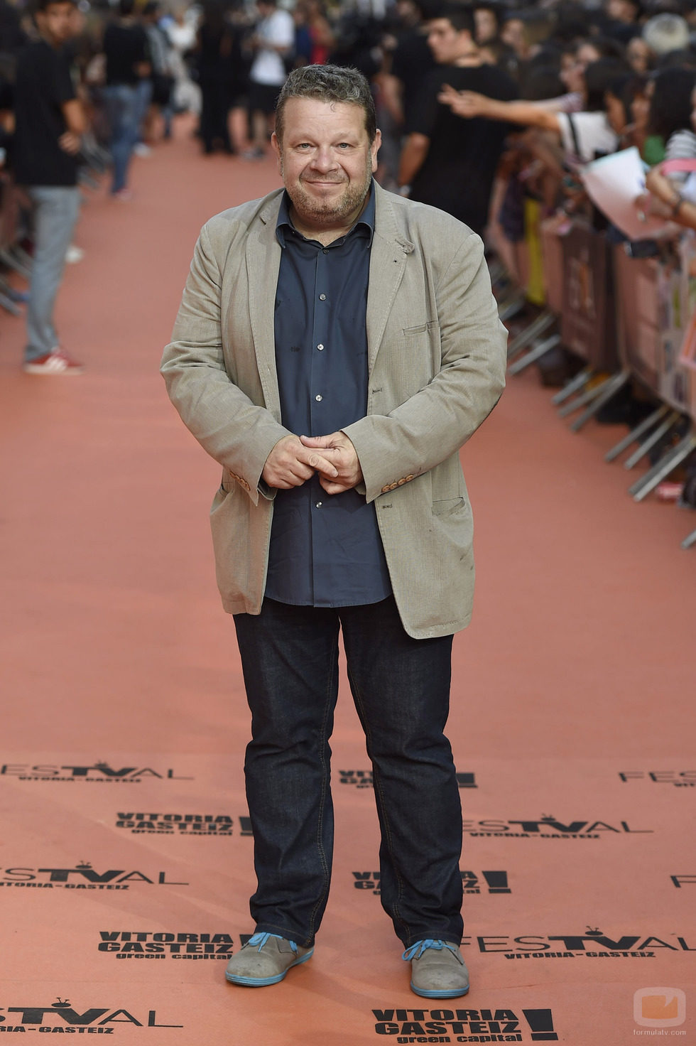 Alberto Chicote en la alfombra naranja del FesTVal 2014