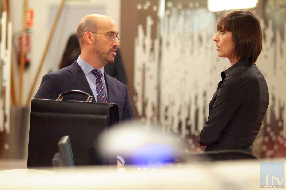 Javier Cámara y Nathalie Poza