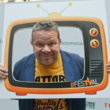 Alberto Chicote se cuela en una televisión en la presentación de 'Top Chef'