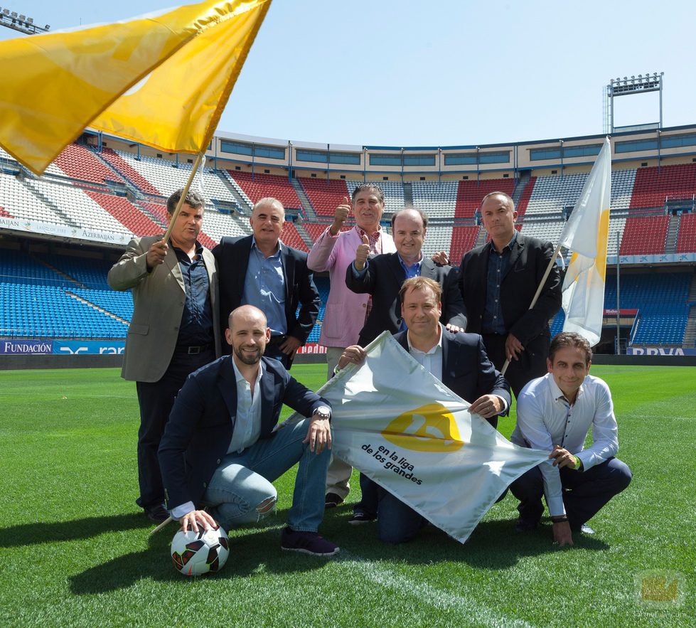 El equipo de 'La goleada' de 13tv