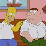 Peter Griffin en el sofá de 'Los Simpson'