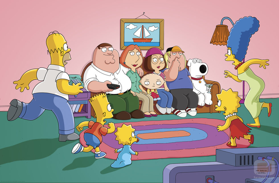 Cross over de 'Los Simpson' y 'Padre de familia'