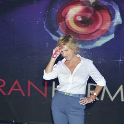 Mercedes Milá posa con sus gafas en la presentación de 'Gran hermano 15'