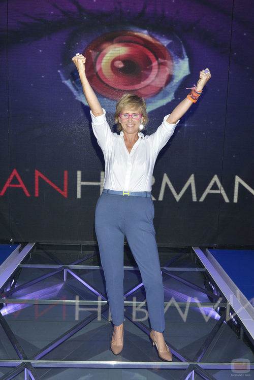 Mercedes Milá posa triunfal en la presentación de 'Gran hermano 15'