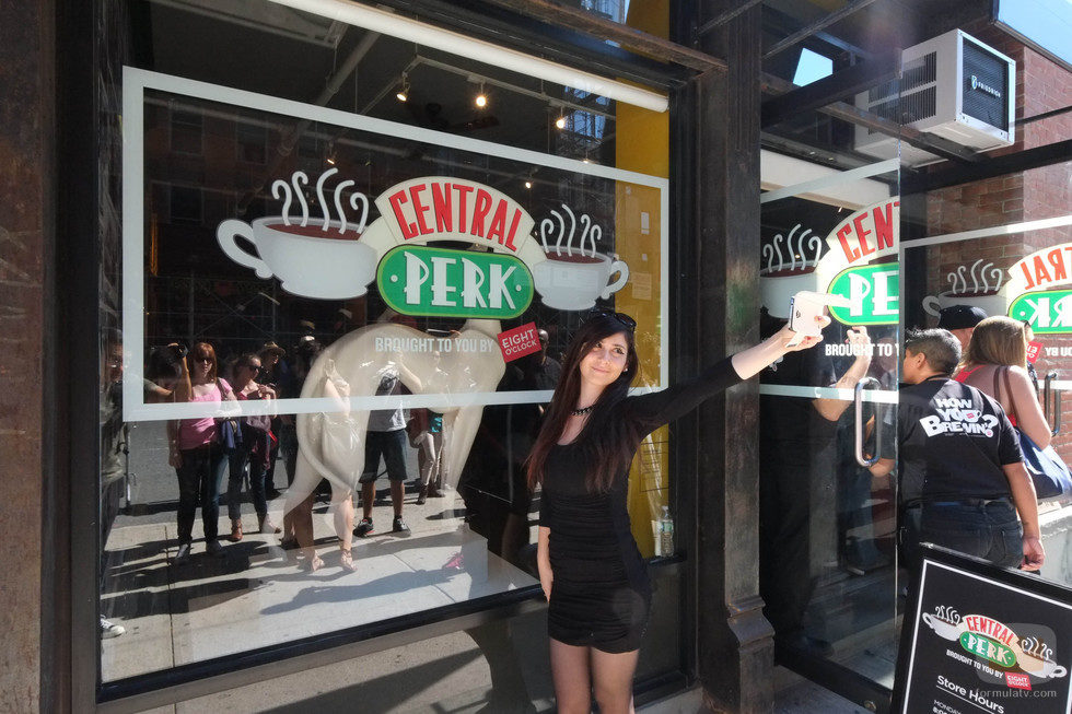 Un selfie en el Central Perk de 'Friends'