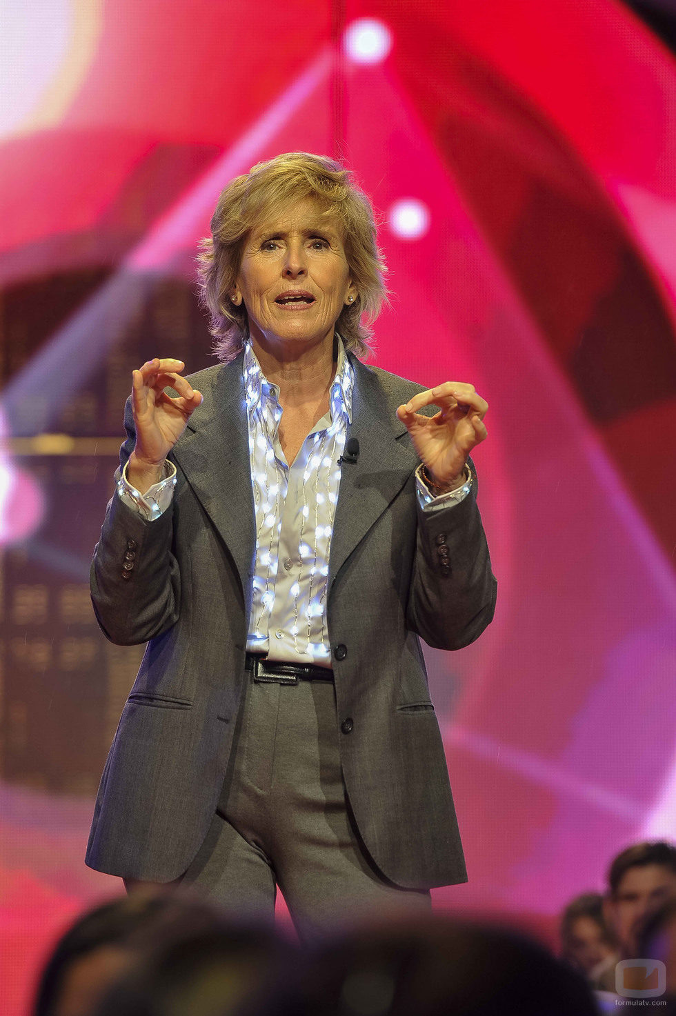 Mercedes Milá en la primera gala de 'Gran Hermano 15'