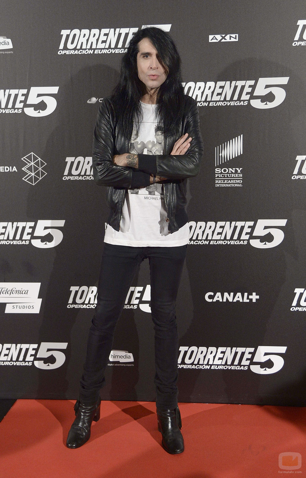 Mario Vaquerizo en el estreno de "Torrente 5: Operación Eurovegas"