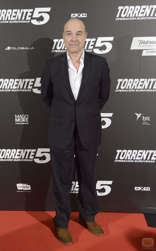 Antonio Resines en el estreno de "Torrente 5: Operación Eurovegas"
