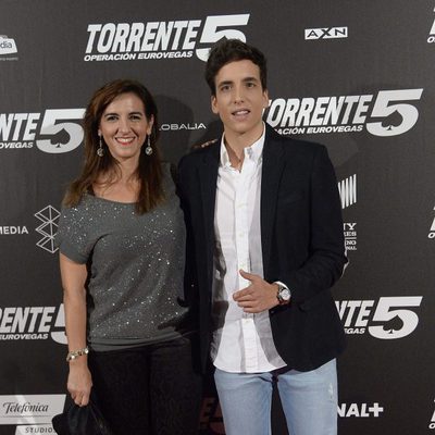 Llum Barrera y Xuso Jones en la première de "Torrente 5"