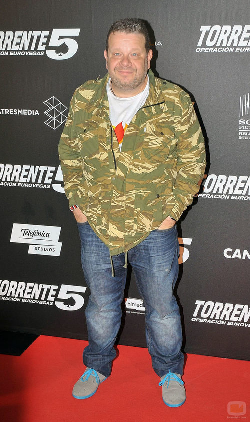 Alberto Chicote en el estreno de "Torrente 5: Operación Eurovegas"