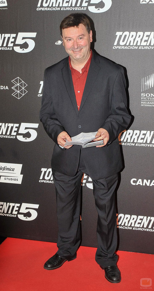 Leonardo Dantés en la première de "Torrente 5"