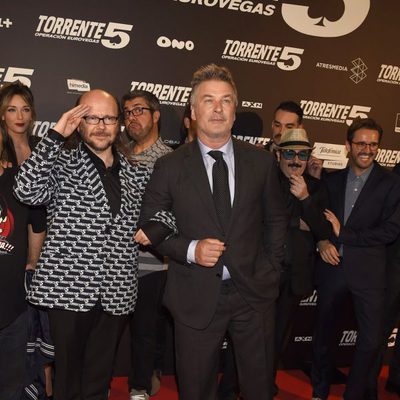 Santiago Segura y Alec Baldwin en el estreno de "Torrente 5"