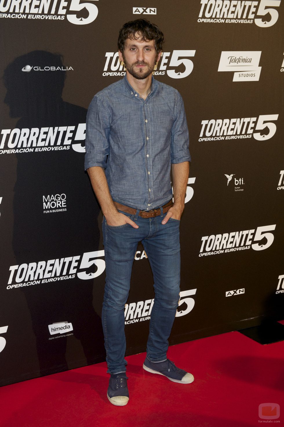 Raúl Arévalo en la première de "Torrente 5: Operación Eurovegas"