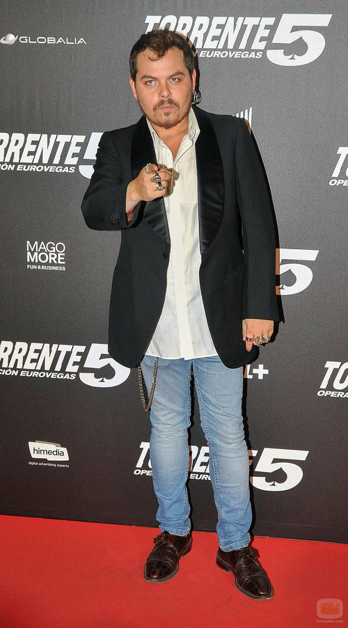 Jimmy Barnatán en el estreno de "Torrente 5"