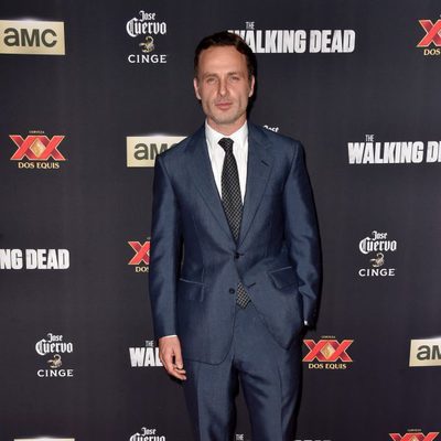 Andrew Lincoln en la première de la 5º temporada de 'The Walking Dead'