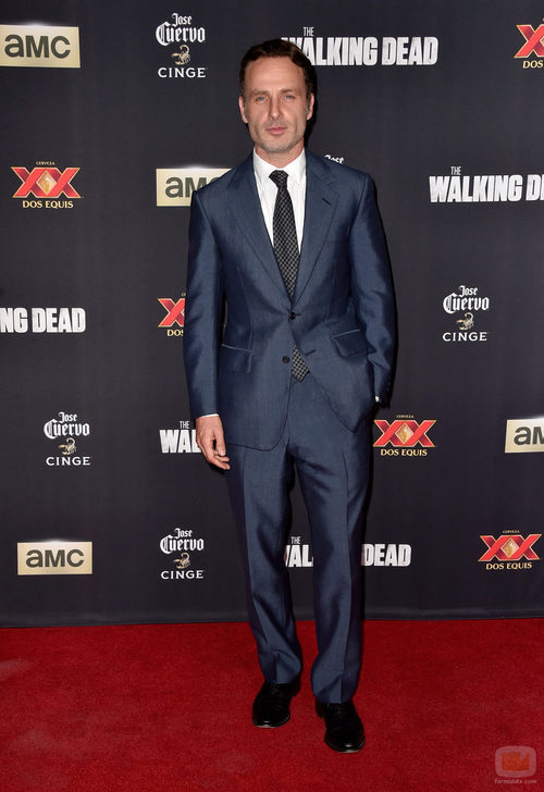 Andrew Lincoln en la première de la 5º temporada de 'The Walking Dead'