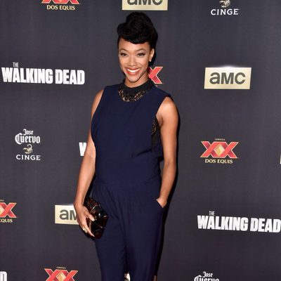 Sonequa Martin-Green en el estreno de la nueva temporada de 'The Walking Dead'