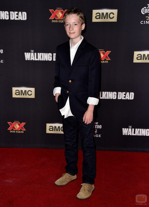 Tayden Marks en la première de la nueva temporada de 'The Walking Dead'