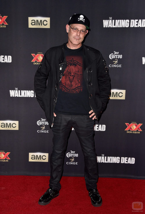John Murdy en el estreno de la 5º temporada de 'The Walking Dead'