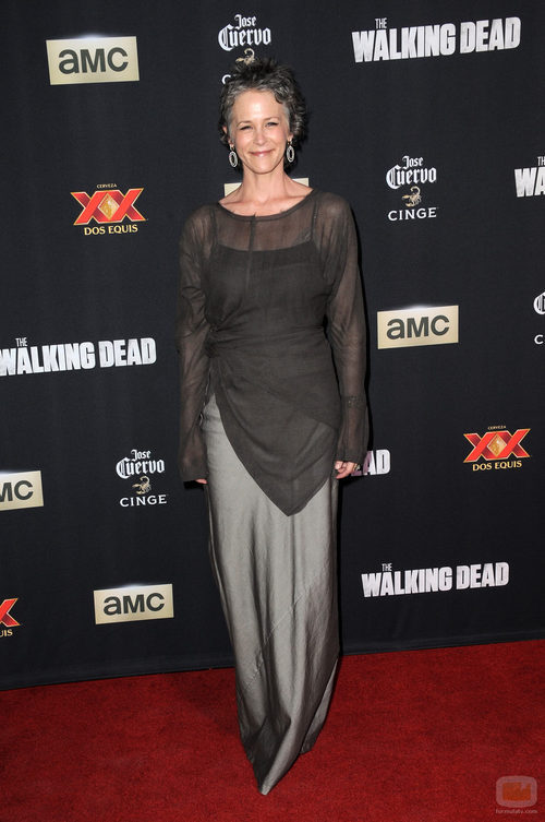 Melissa McBride en el estreno de la nueva temporada de 'The Walking Dead'